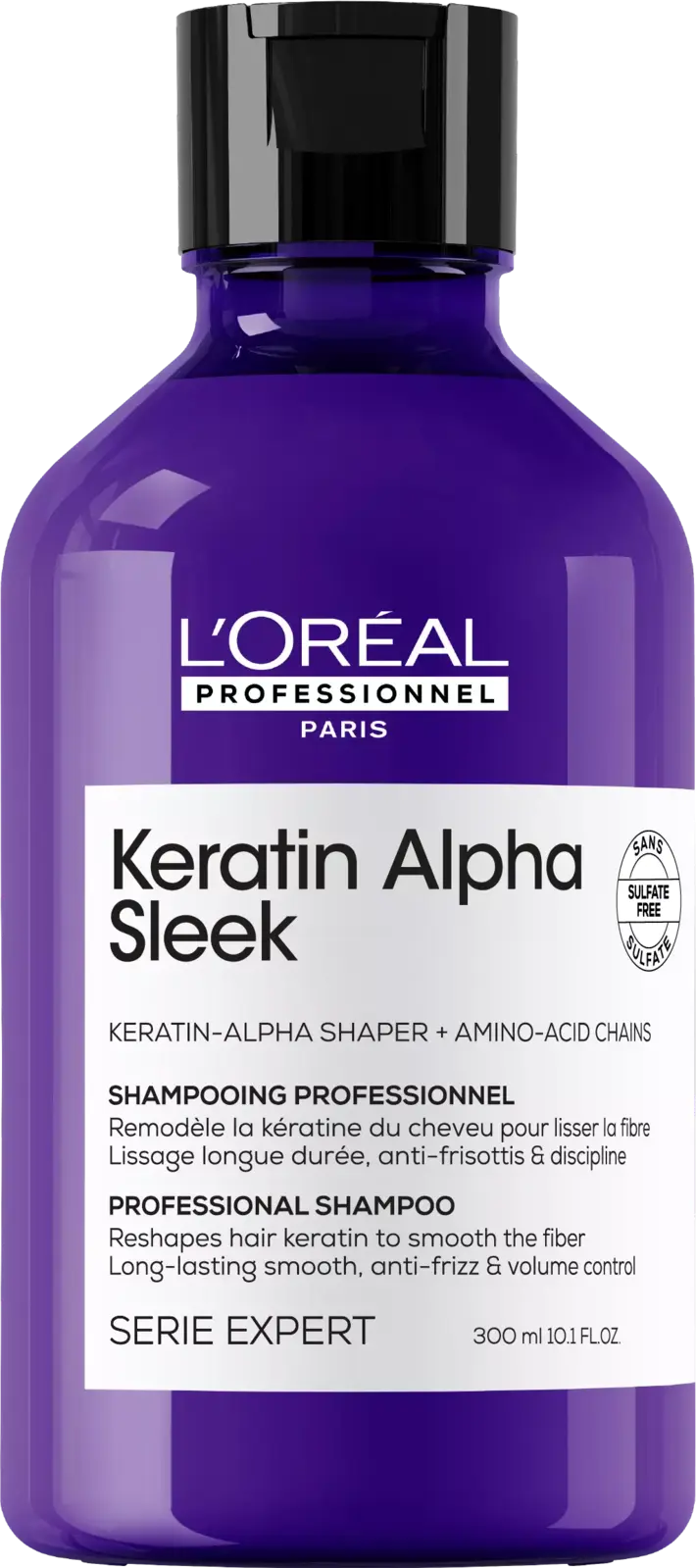L'Oréal Professionnel Uhlazující šampon Keratin Alpha Sleek Shampoo 300 ml