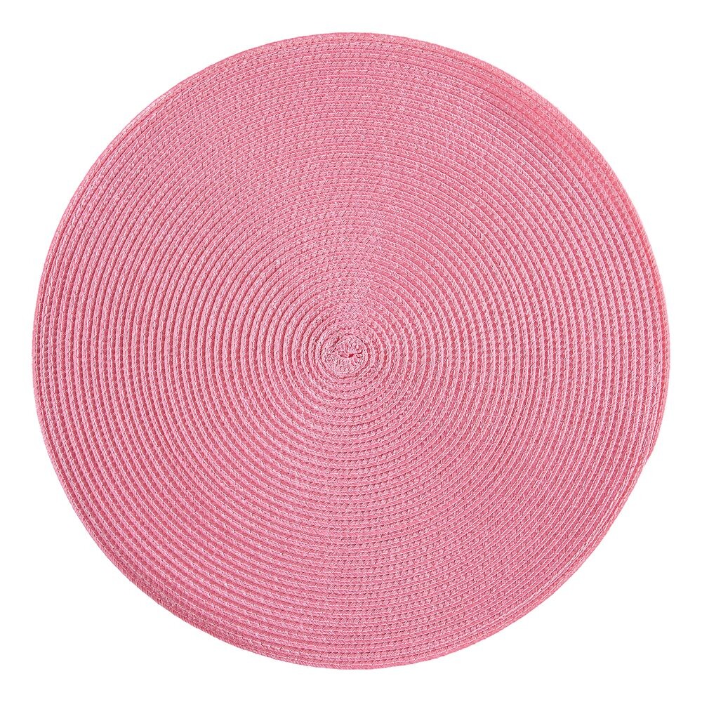 AMBIENTE Prostírání kulaté 38 cm - sv. růžová