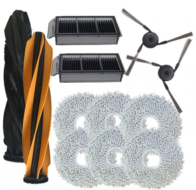 12ks HEPA filtry, kartáče a mopy pro DREAME L50 Pro Ultra, X50 Master, X50 Ultra /Complete, sada