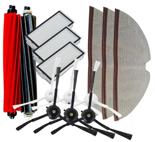 14ks HEPA filtry, kartáče a mopy pro ROBOROCK Q5 Pro+, Q8 Max, sada