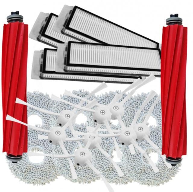 22ks HEPA filtry, kartáče, mopy pro ROBOROCK QRevo MaxV, QRevo Pro, QRevo S, QRevo Plus sada