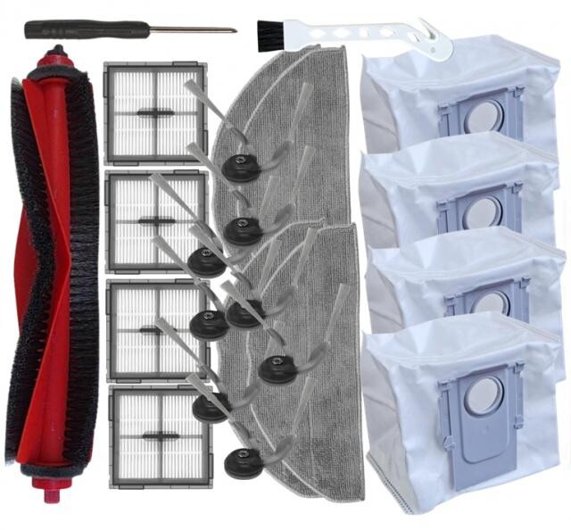 23ks HEPA filtry, kartáče, mopy, sáčky pro ROBOROCK Q10 PF+ / Q10 X5+ Plus sada