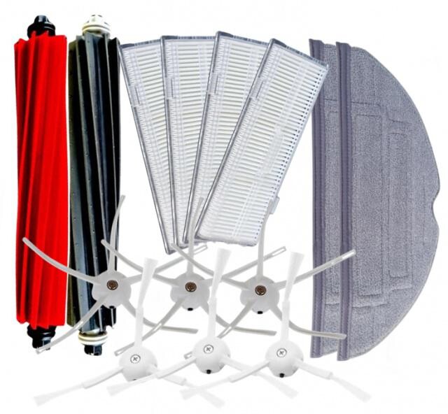 14ks HEPA filtry, kartáče a metličky pro XIAOMI Roborock S8, S8+, S8 Pro Ultra, sada