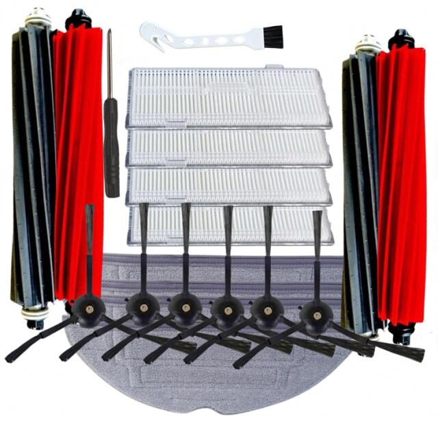 20ks HEPA filtry, kartáče a mopy pro ROBOROCK S8, S8+, S8 Pro Ultra Xiaomi, sada