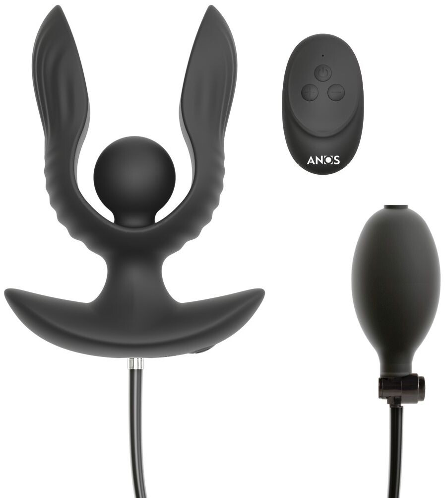 ANOS Nafukovací vibrační roztahovací anální kolík - ANOS