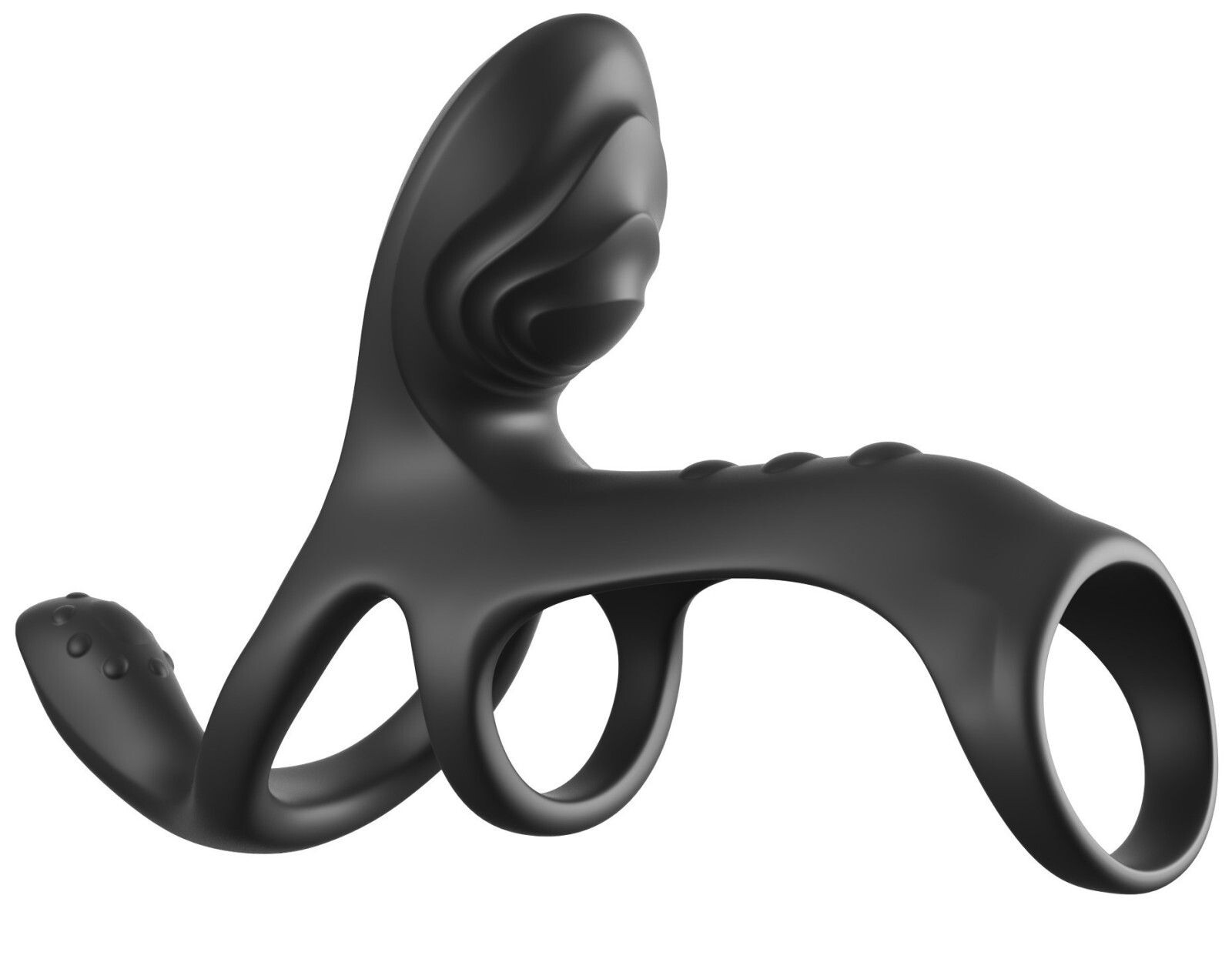 Pipedream Párový vibrátor s kroužky na penis Ultimate Couples Cage Max - Pipedream