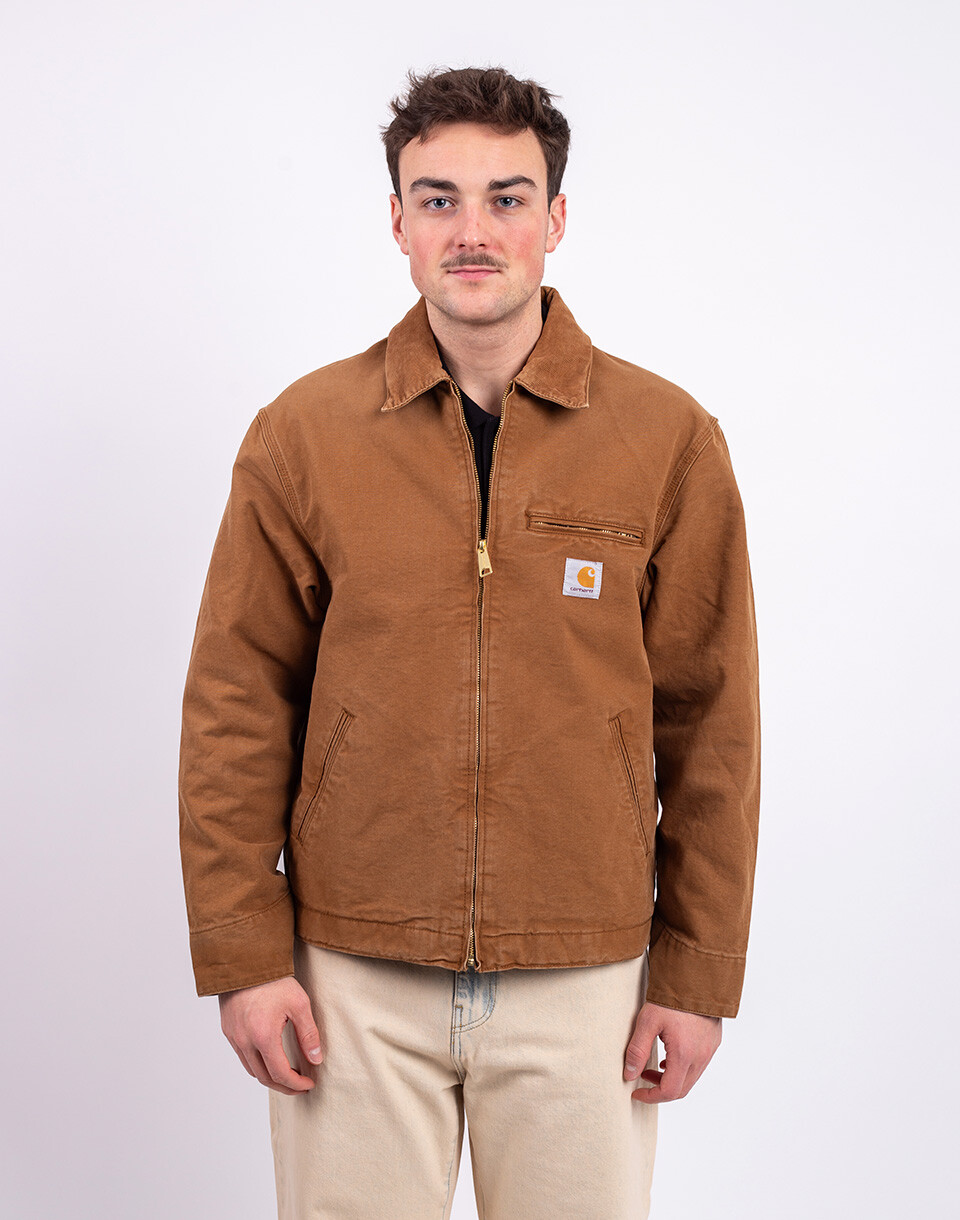 Carhartt WIP Detroit Jacket Hamilton Brown/Hamilton stone canvas S