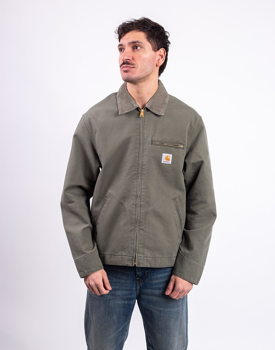 Carhartt WIP Detroit Jacket Leaf/Leaf stone canvas S