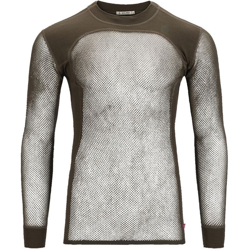 Aclima WoolNet crew neck Men XS Tarmac