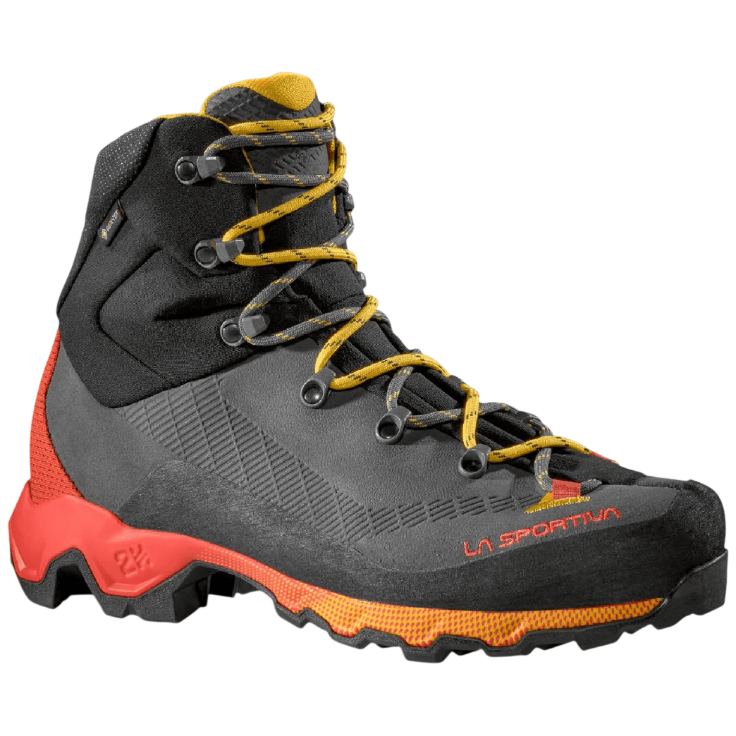 Pánské turistické boty La Sportiva Aequilibrium Trek GTX Velikost bot (EU): 46,5 / Barva: šedá/žlutá