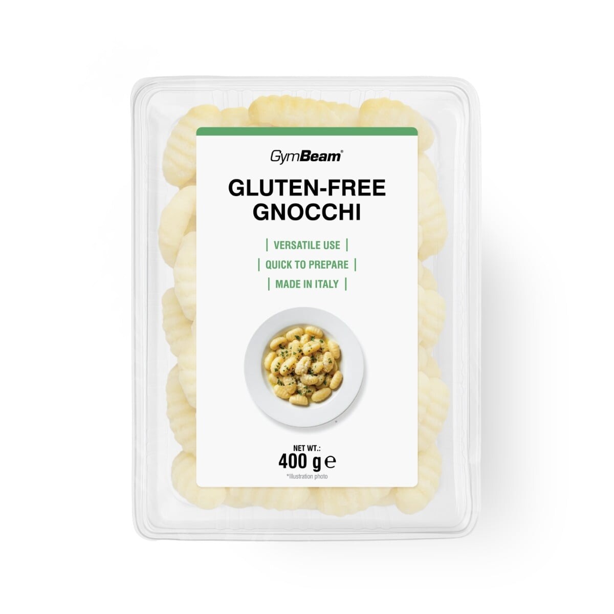 GymBeam Bezlepkové gnocchi