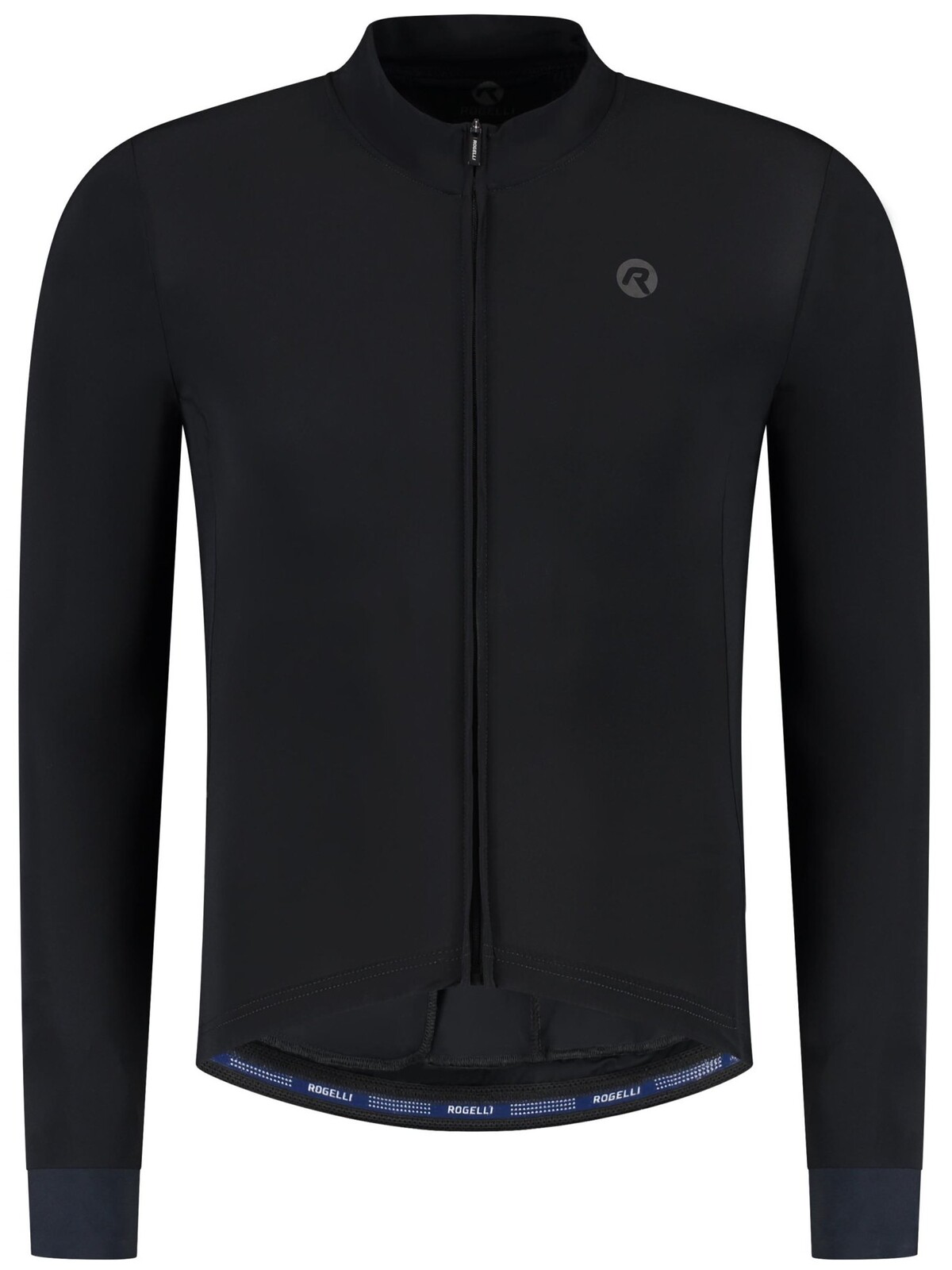 Prémiový cyklistický dres Rogelli SIGNATURE s dlouhým rukávem, černý 2XL