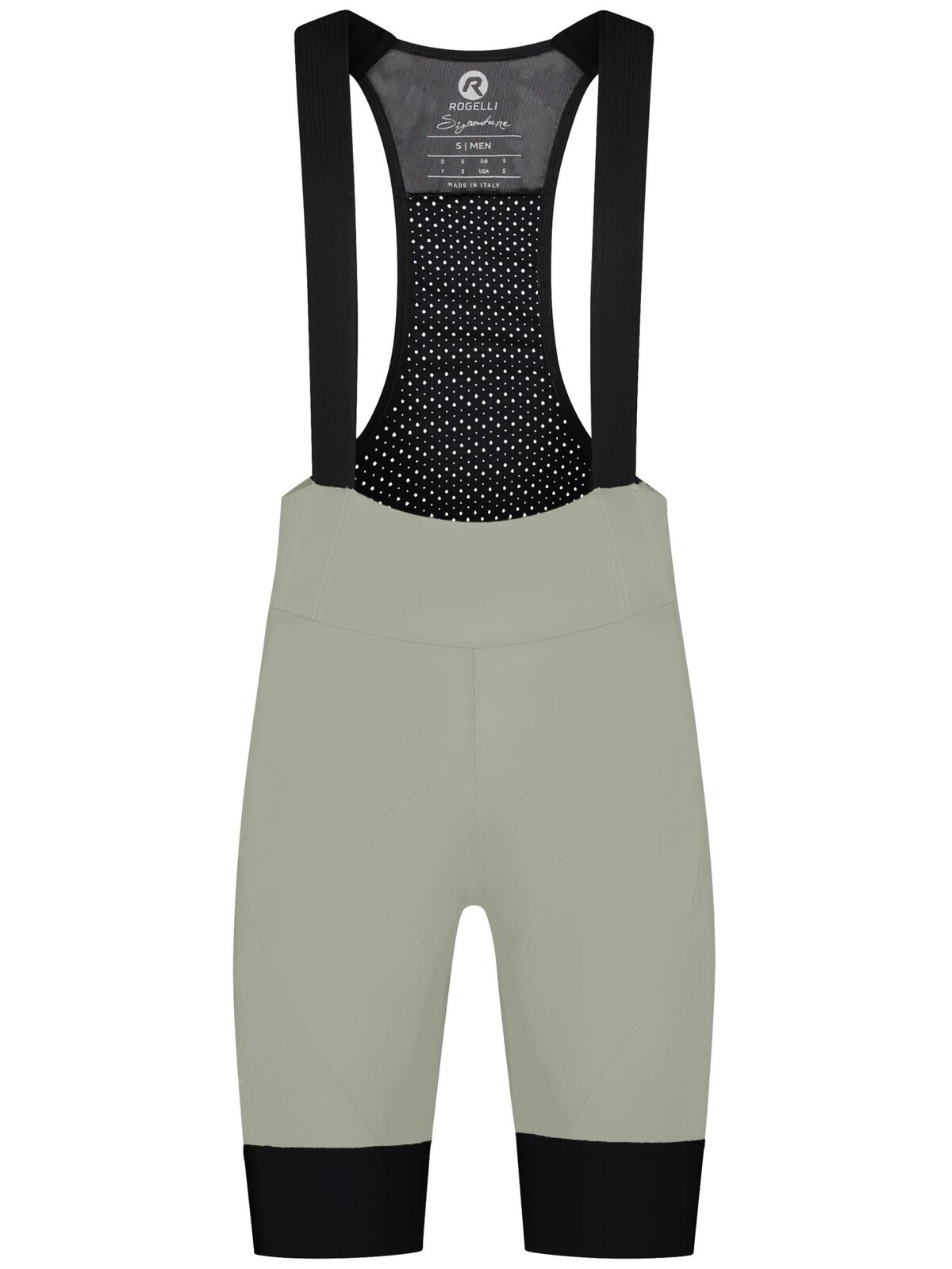 Exclusivní cyklokraťasy Rogelli SIGNATURE s gelovou cyklovýstelkou, šedobéžové XL