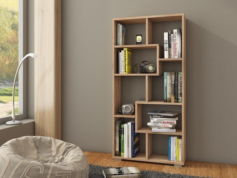 Regál USKON III, dub sonoma, 5 let záruka