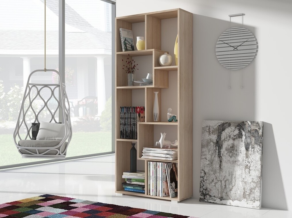 Regál USKON, dub sonoma, 5 let záruka