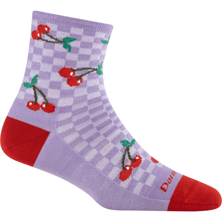 Dámské ponožky Darn Tough Fruit Stand Shorty Lightweight Velikost ponožek: 35-38 / Barva: fialová