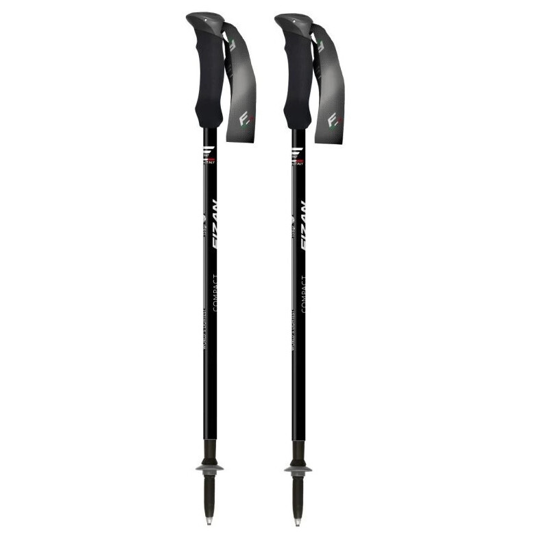 Trekové hole Fizan Compact Black Limited Edition Barva: černá