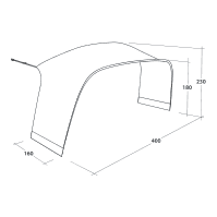 Přístavek ke stanu Outwell Wakefield XL Tent Connector