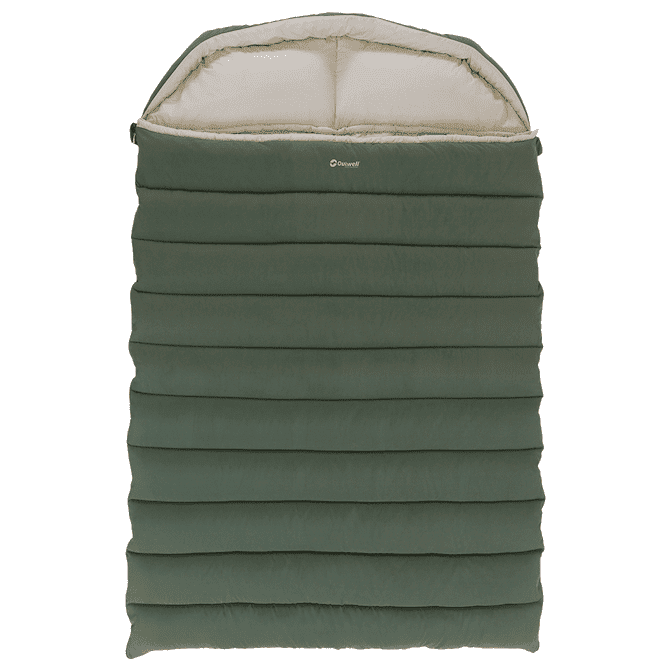 Dekový spacák Outwell Constellation Lux Double Barva: tmavě zelená