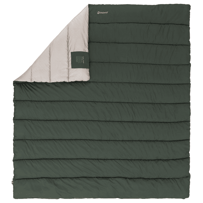 Přikrývka Outwell Campion Duvet Double Leaf Green Barva: tmavě zelená