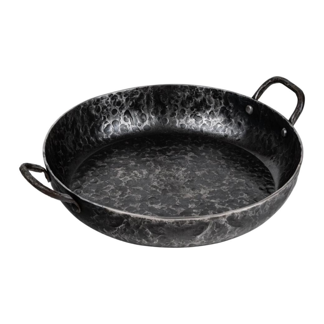 Servírovací pánev ESSENTIALS 28 cm, černá, ocel, Forged