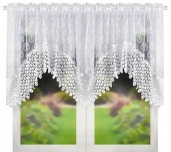 Hotová záclona se třpytivou látkou 300 x 100 cm