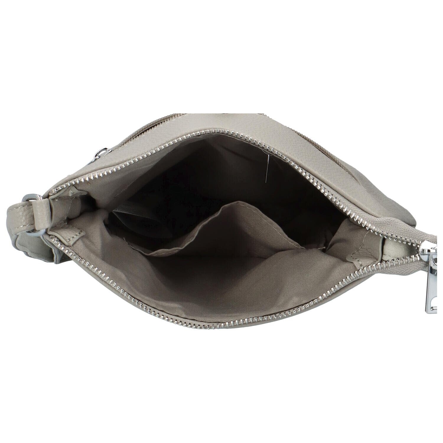 Praktická dámská koženková crossbody Alice, šedá