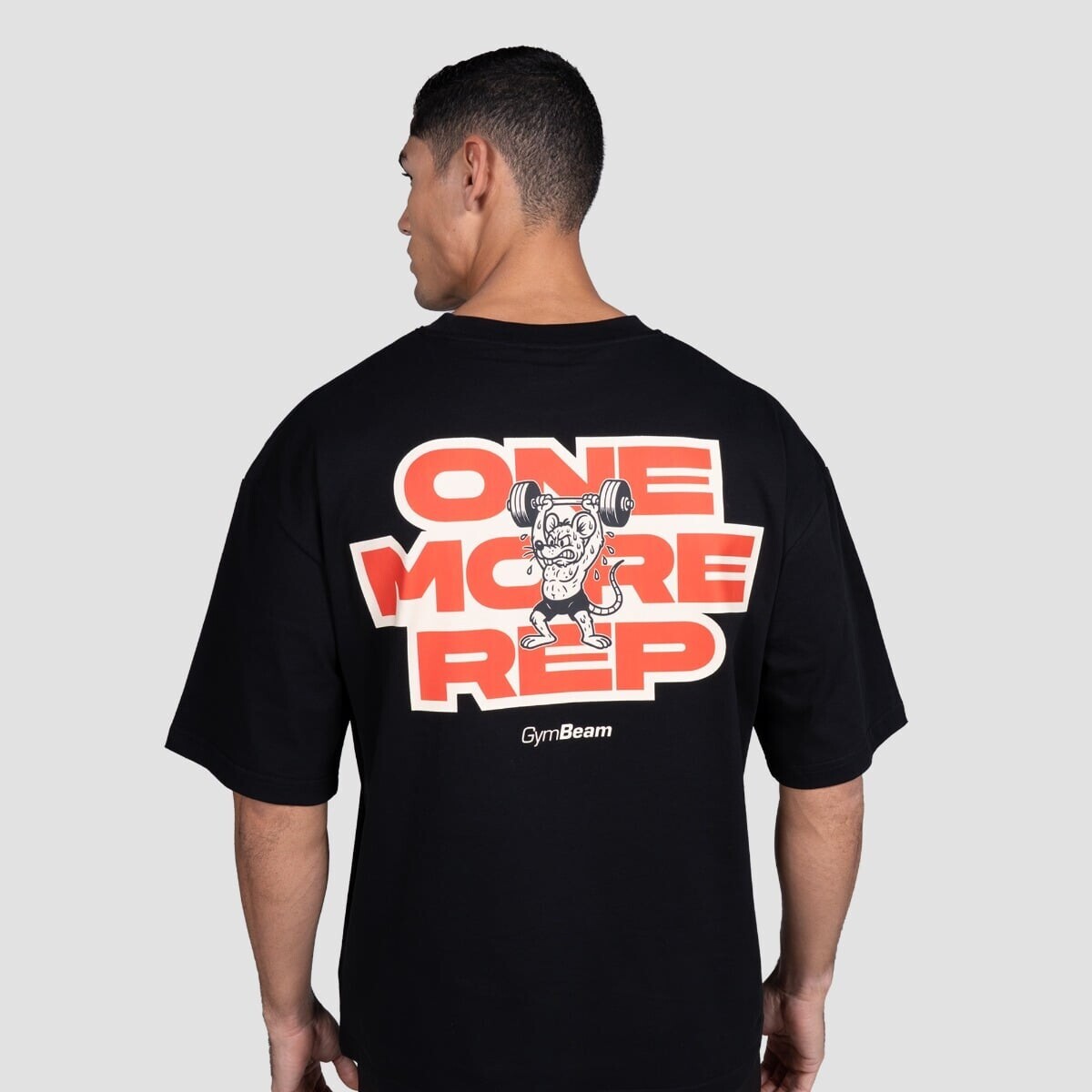 GymBeam Tričko GymRat Black