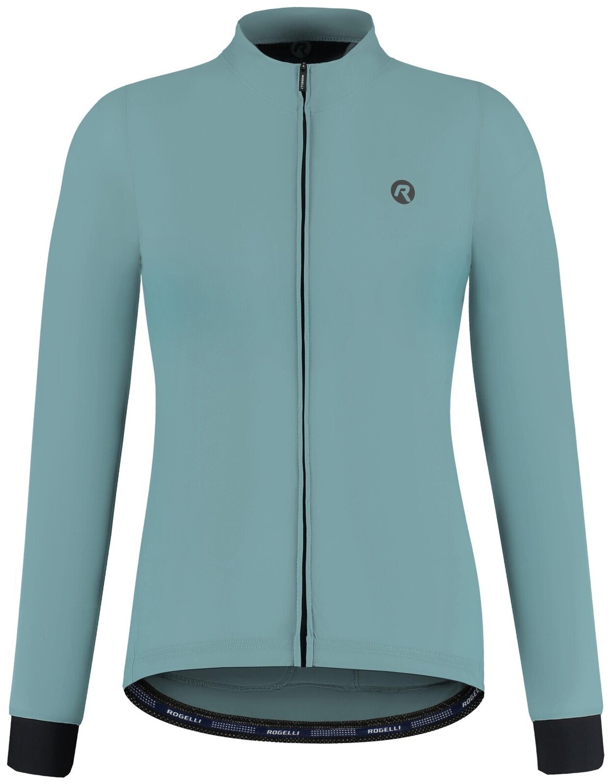 Dámský light cyklistický dres Rogelli SIGNATURE s dlouhým rukávem, modrý 2XL