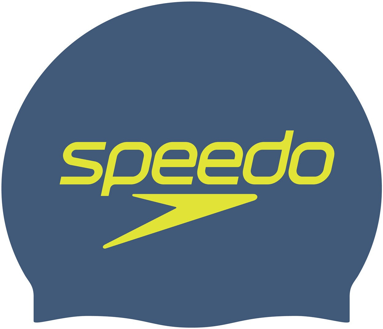 Speedo Printed Logo Cap Grey Modro/šedá