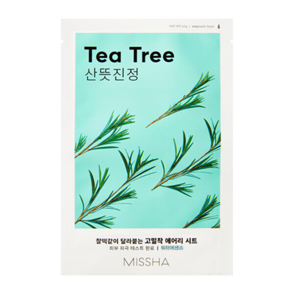 Missha Airy Fit Sheet Mask Tea Tree plátýnková maska  19 g
