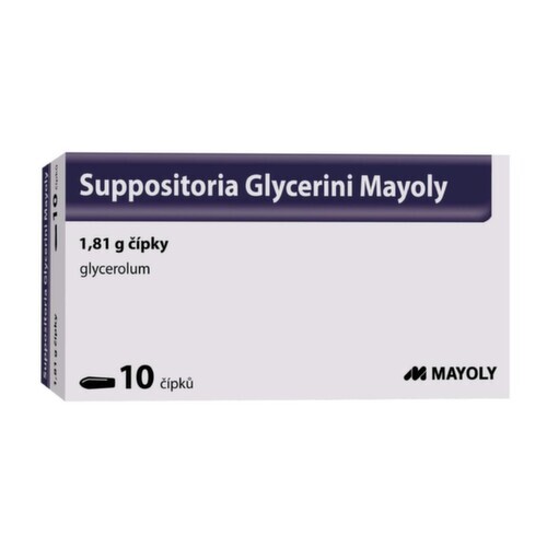 SUPPOSITORIA GLYCERINI MAYOLY 1,81G čípek 10