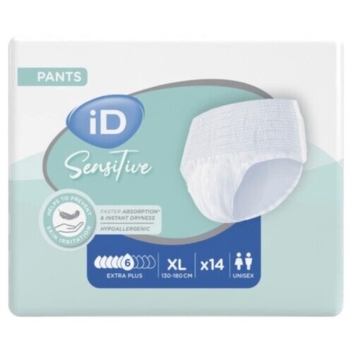 KALHOTKY ABSORPČNÍ ID PANTS X-LARGE PLUS BOKY 130-170CM,1700ML,PRODYŠNÉ,14KS