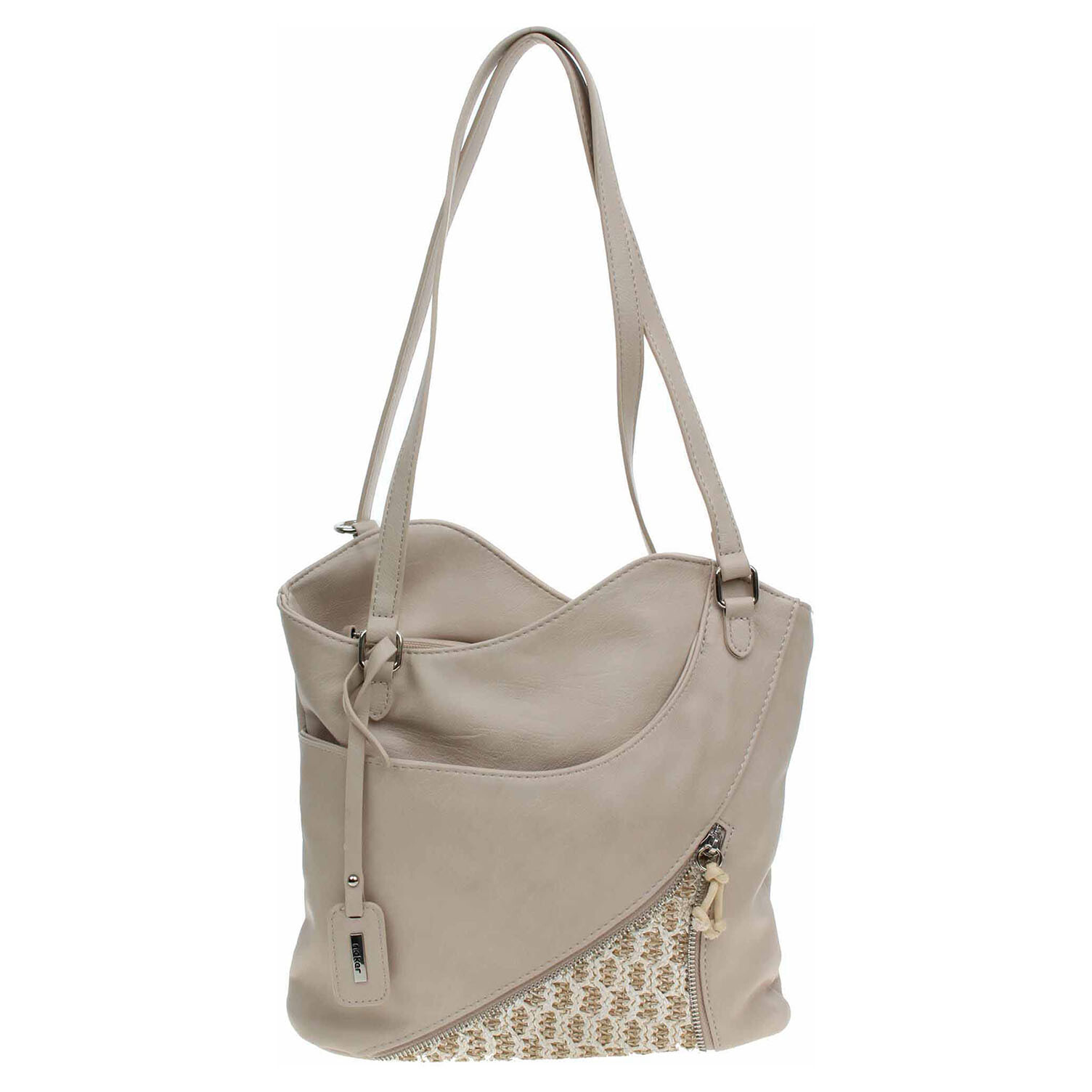 Ecco Rieker dámská kabelka - batůžek H1025-60 béžová 11892555