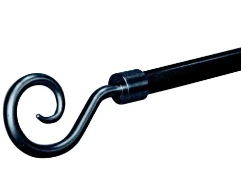 Garnýž Kringel, černá, 130-240 cm