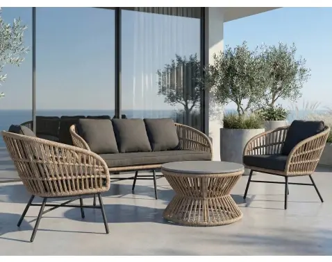 Zahradní sedací souprava Del Mar, 4dílná