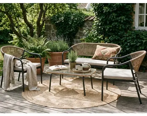 Zahradní sedací souprava Iguana, 4-dílný set