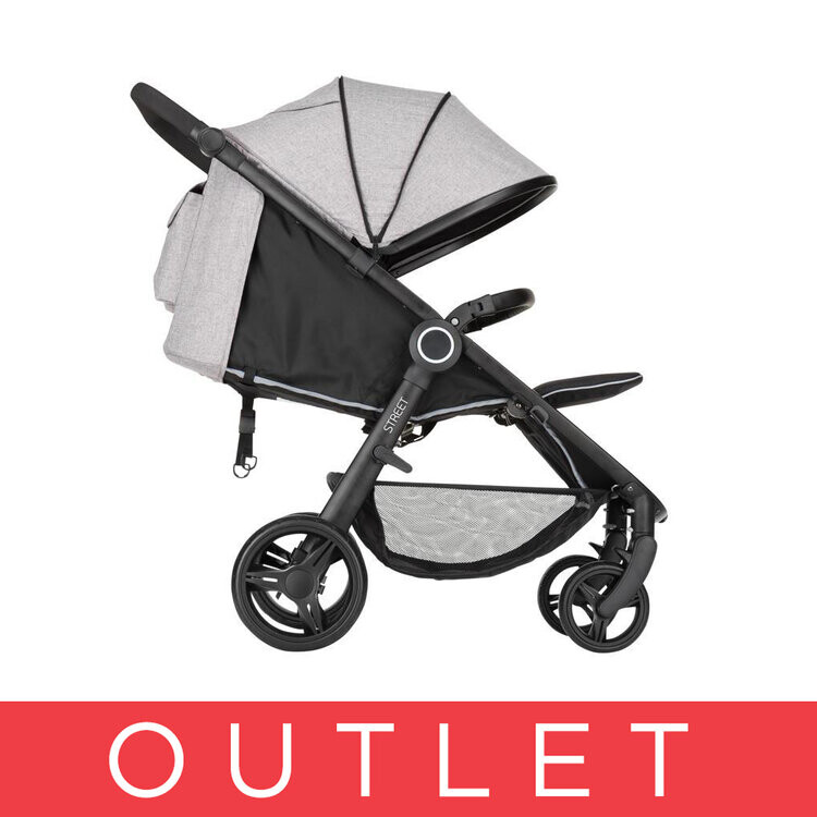 PETITE&MARS Stříška + polstrování Street - Shadow Grey