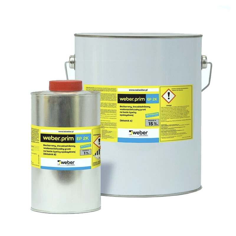 Nátěr penetrační weberprim EP 2K (složka A) 3 kg
