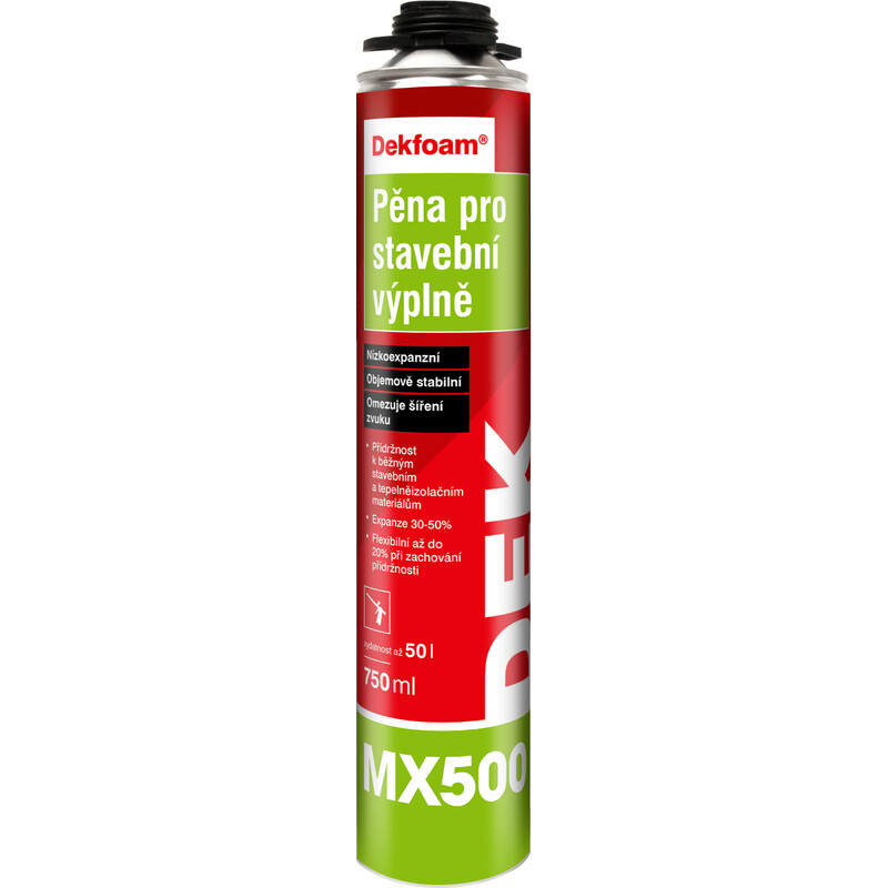 Pěna montážní MX500 DEKFOAM 750 ml