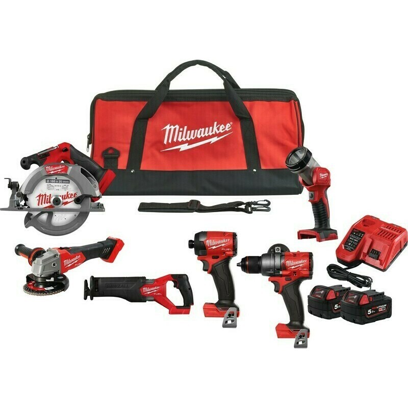 Sada AKU nářadí Milwaukee M18FPP6G3-502B