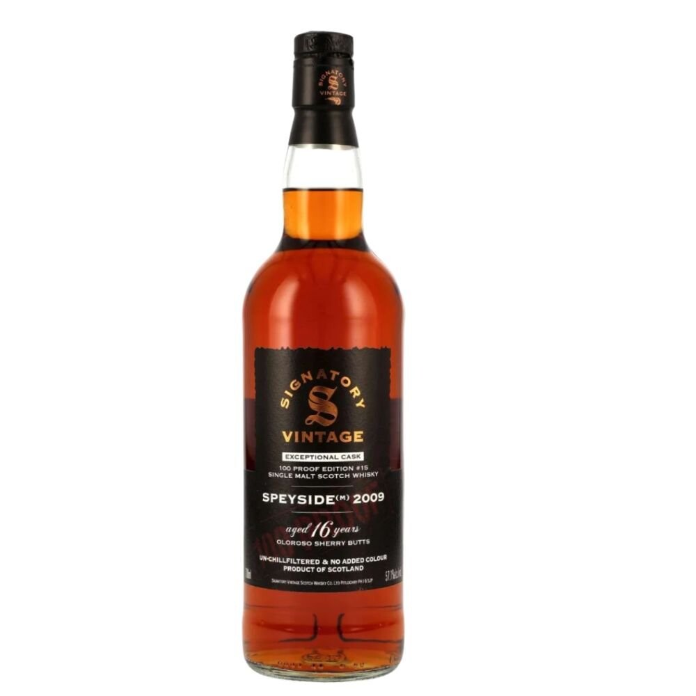 Signatory Vintage Speyside (M) 16y 2009 0,7l 57,1% / Rok lahvování 2025