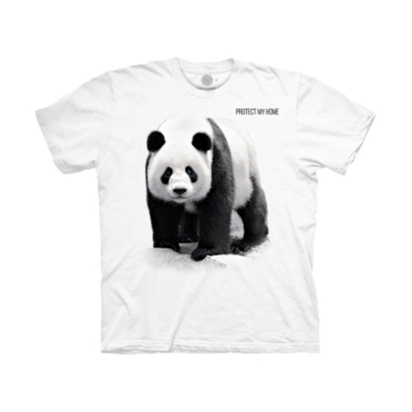 Tričko dámské The Mountain Panda Potect My Home (panda velká) - bílé, M