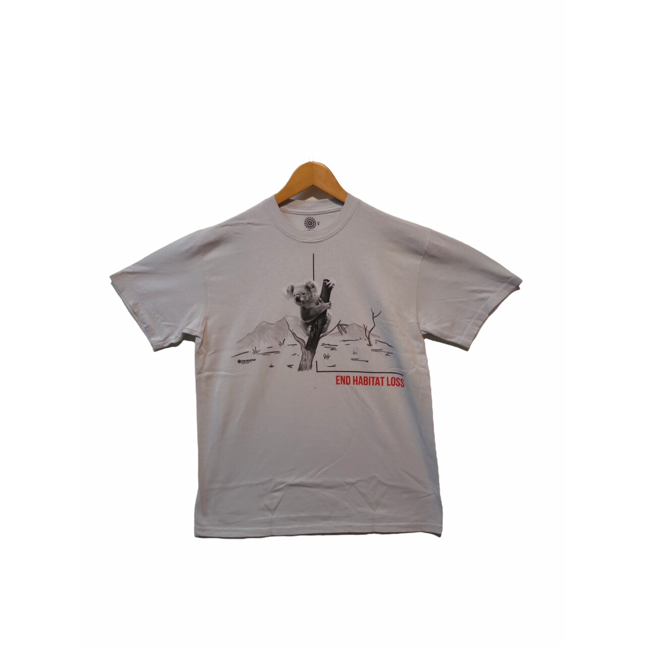 Tričko unisex The Mountain Habitat Koala (koala medvídkovitý) - šedé, 3XL