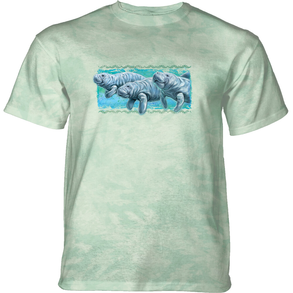 Tričko unisex The Mountain Manatee Harmony Band (kapustňák) - světle zelené, 5XL
