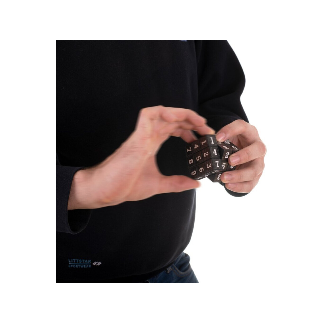 Kostka Sudoku Modern - černá