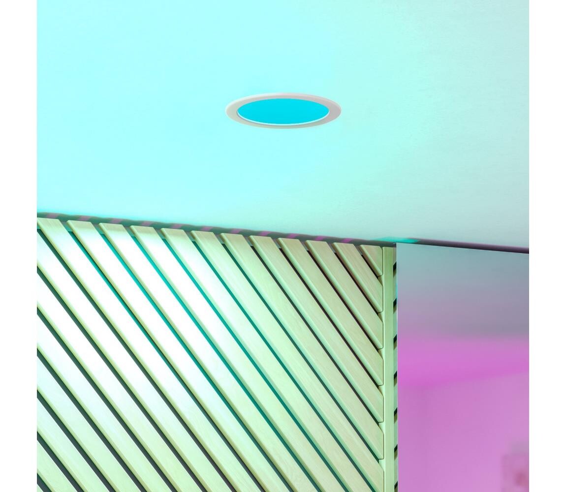 Eglo 901432-LED RGBW St. kou. pod.sví. FUEVA-Z LED/9,5W/230V pr.16,8cm IP44 bílá 901432