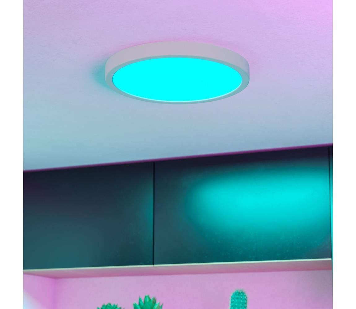 Eglo 901377 - LED RGBW Stm. kou. st. sv. FUEVA-Z LED/14,3W/230V 27,8cm IP44 bílá 901377