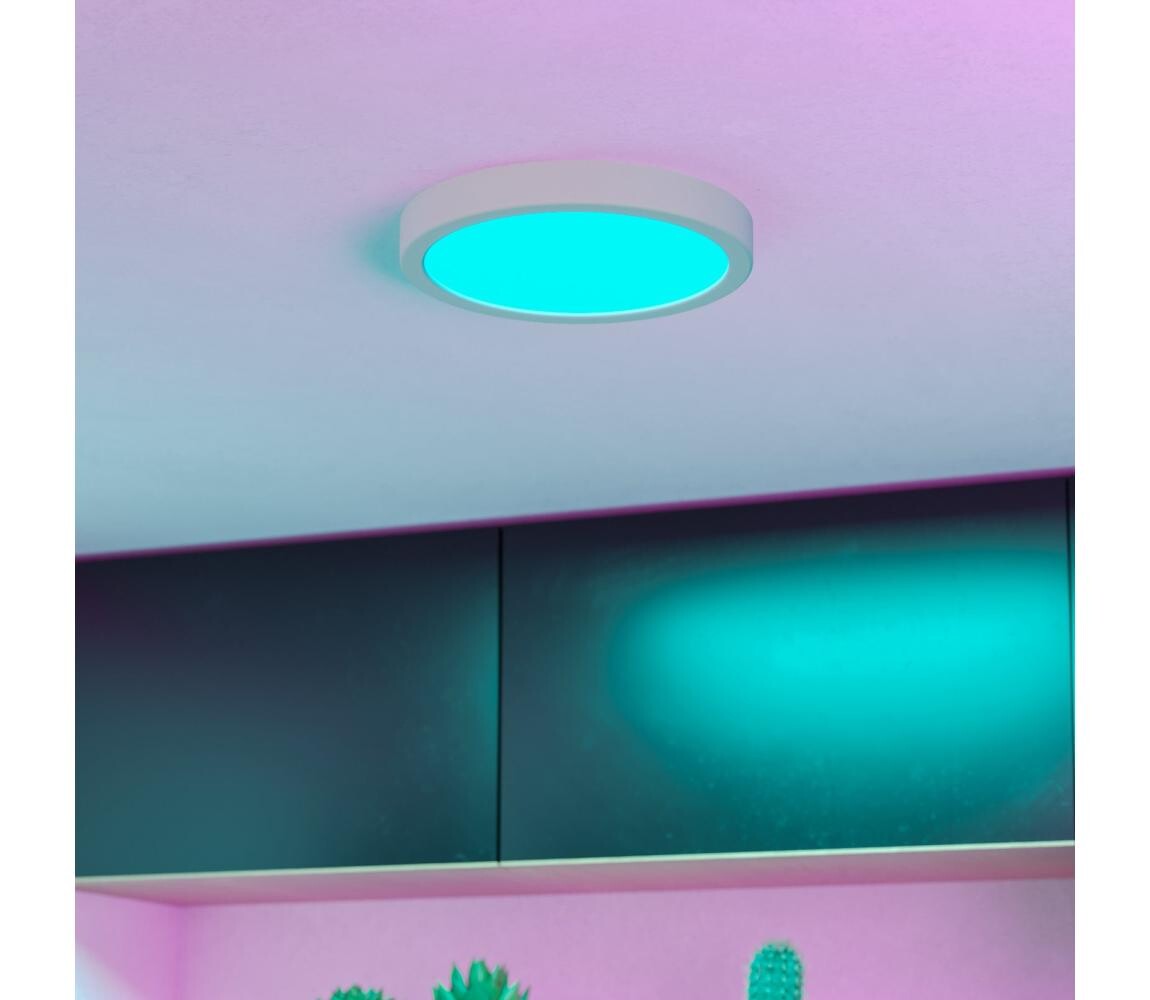 Eglo 901376 - LED RGBW Stm. kou. st. sv. FUEVA-Z LED/11,2W/230V 21,1cm IP44 bílá 901376