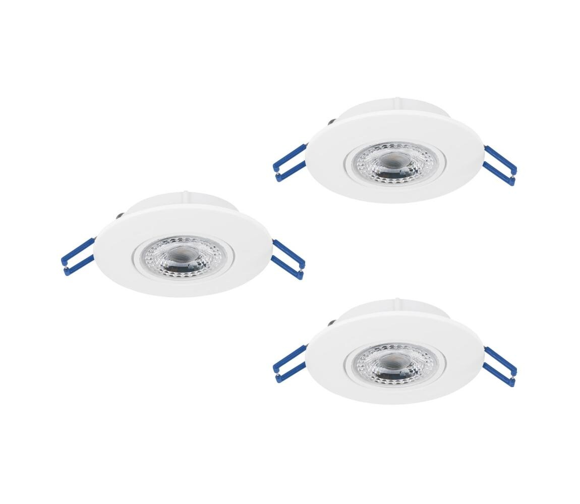 Eglo 300184- SADA 3xLED Podhledové svítidlo GEDREZ LED/4,9W/230V pr. 9 cm bílá 300184